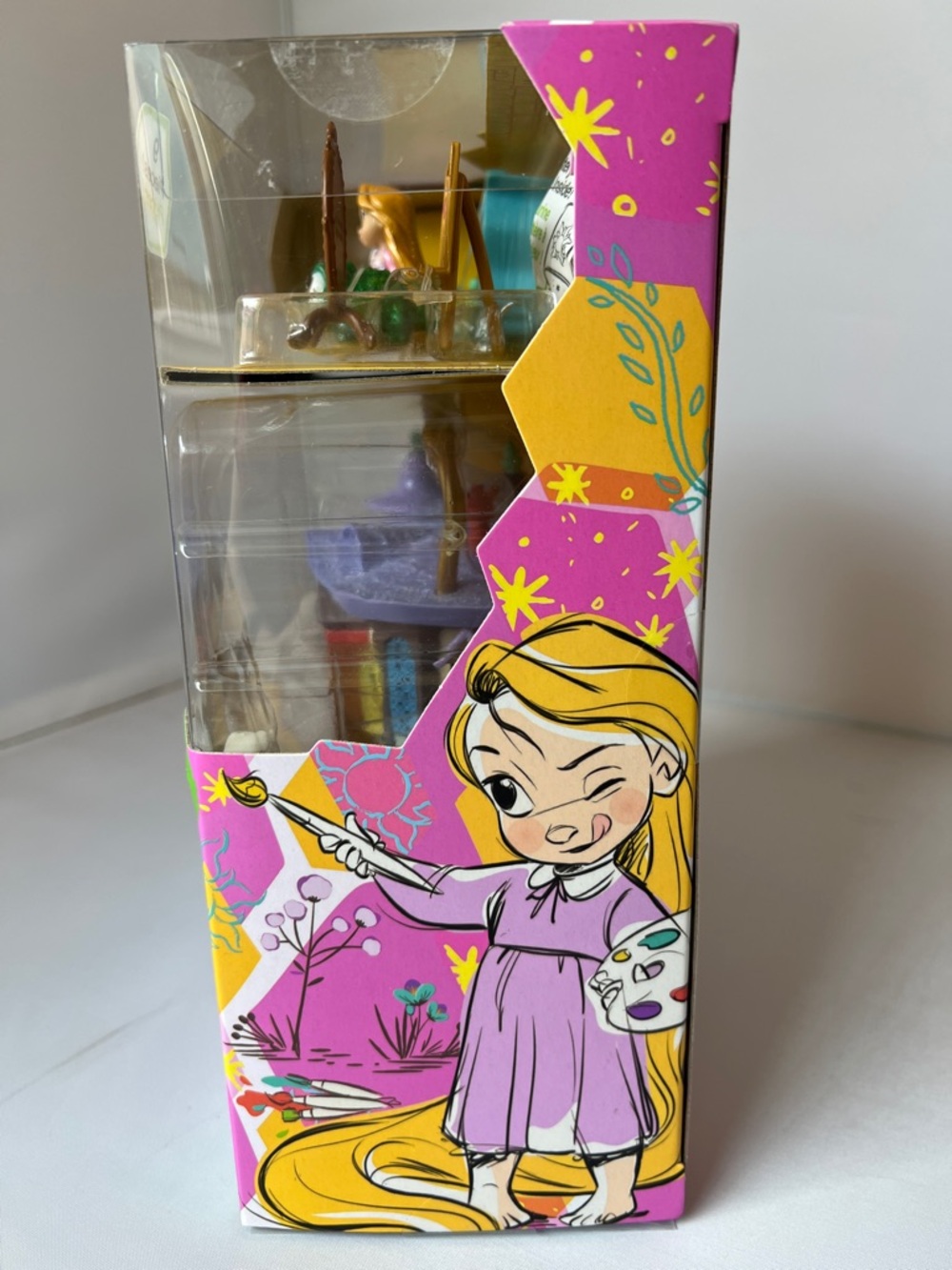Disney Animators Collection Littles Rapunzel Mini Playset NIB - Picture 5 of 11